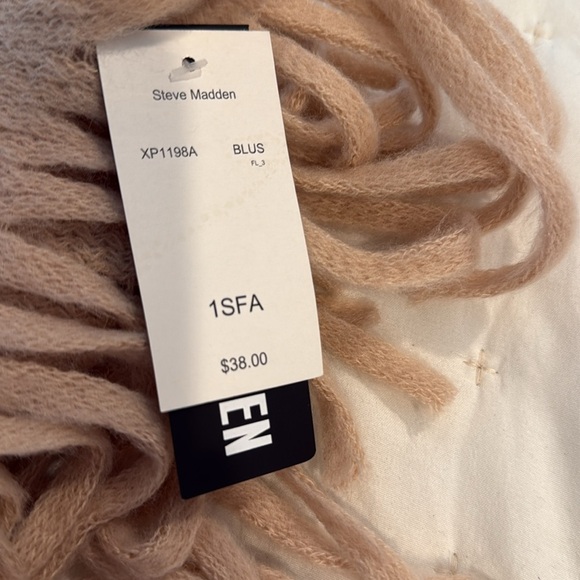 Steve Madden Scarf, Light Pink/Blush, One Size - Picture 2 of 3